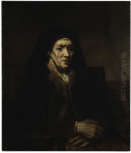 Portrait of a Seated Woman with Her Hands Clasped