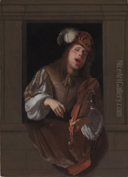 Singing Violinist - view 1