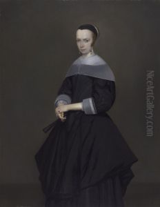 Elegant Woman by Gerard Ter Borch
