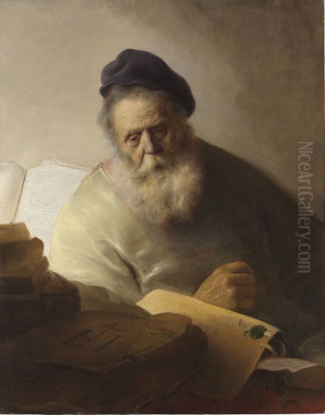 Bookkeeper at His Desk - view 1