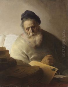 Bookkeeper at His Desk