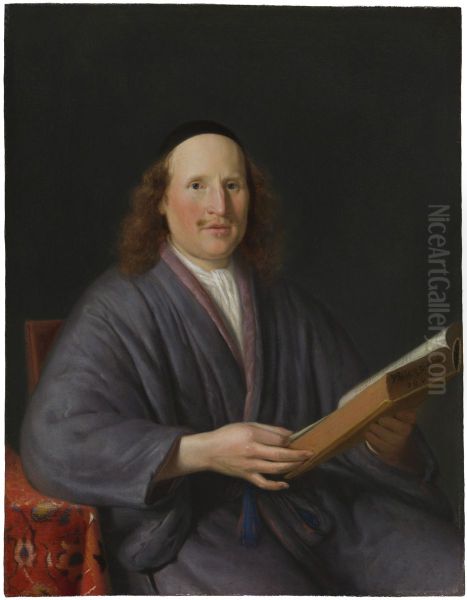 Portrait of a Man Reading a Book - view 1