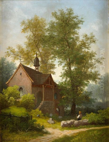 Chapel on the Moselle (morning) - view 1