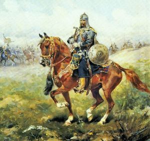 Polish-Lithuanian Commonwealthcavalrymen. by Jozef Brandt