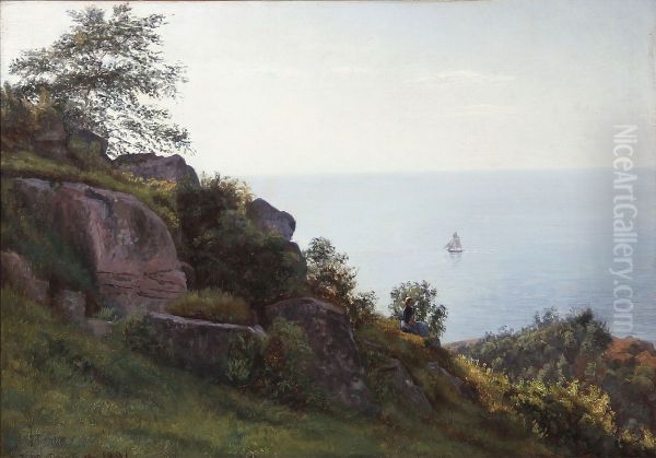 Landscape from the island of Bornholm - view 1