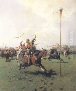 Lisowczycy - Strzelanie z luku by Jozef Brandt