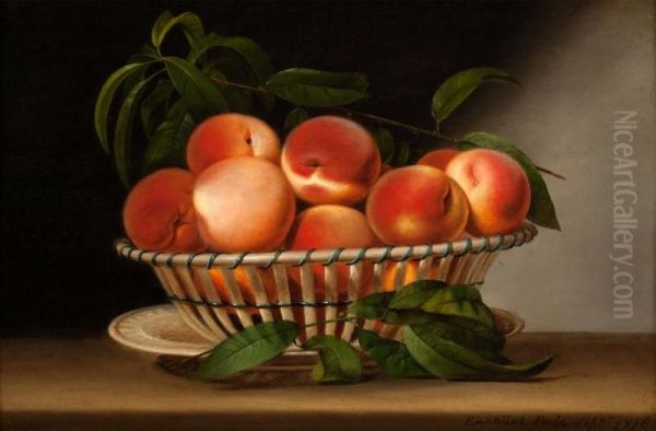 Bowl of Peaches - view 1