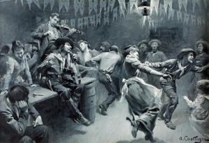 The Dance by Andre Castaigne