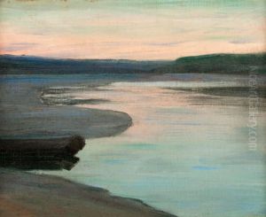 The Seconnet River after Sunset, Newport, Rhode Island The Seconnet River after Sunset, Newport, Rhode Island