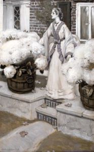 She Had Meant to Wait for Him on The Terrace by Walter Appleton Clark