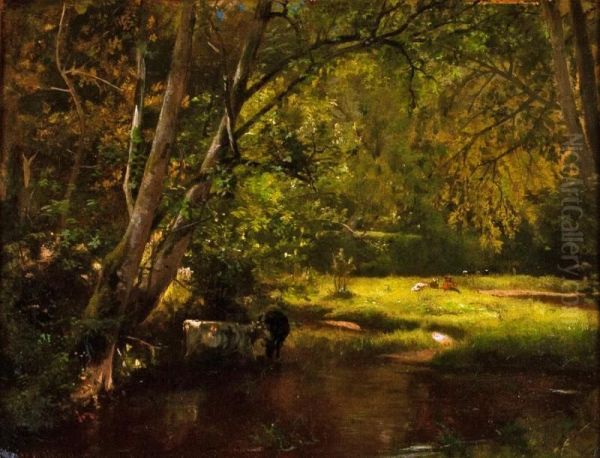 Sunlight by the Brook - view 1