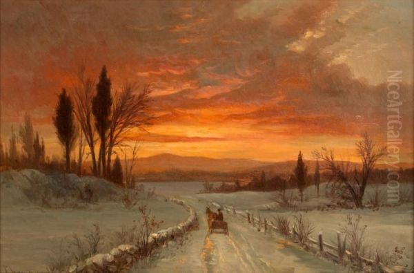 Winter Sunset - view 1