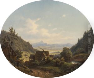 Zdirnice Valley by Ernst Gustav Doerell