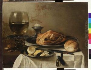 Zatisi s pecenym bazantem by Pieter Claesz