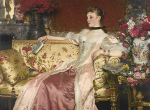A moment of repose by Wladyslaw Czachorski