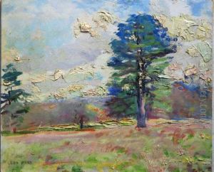 Cedre et effet de ciel by Leon Gard