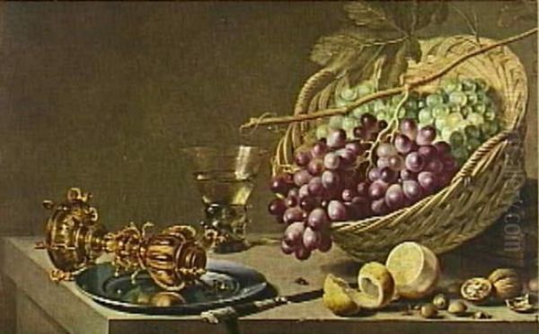Still life with fruit on a table - view 1