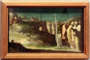 miracolo di san michele al gargano by Domenico Beccafumi