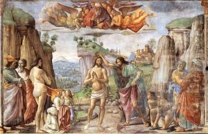Baptism of Christ by Ghirlandaio Domenico