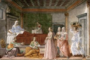 Birth of St. John the Baptist by Ghirlandaio Domenico