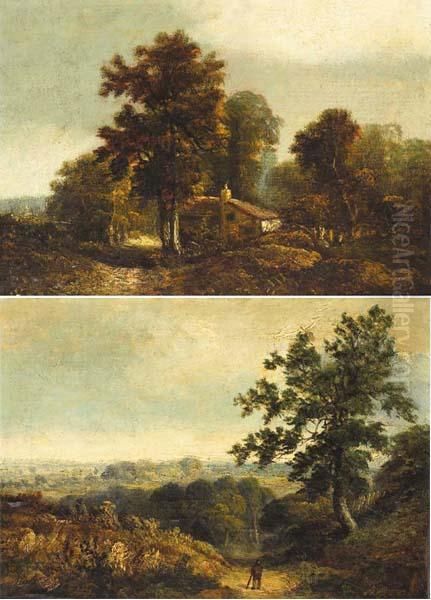 Near Glenties, County Donegal, 1850 (a Pair) - view 1
