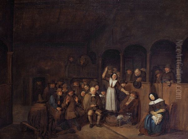 A Quakers' meeting - view 1