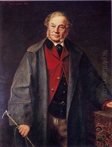 Portrait ofRowland Egerton-Warburton(1804-1891) by Duval, Charles Allen