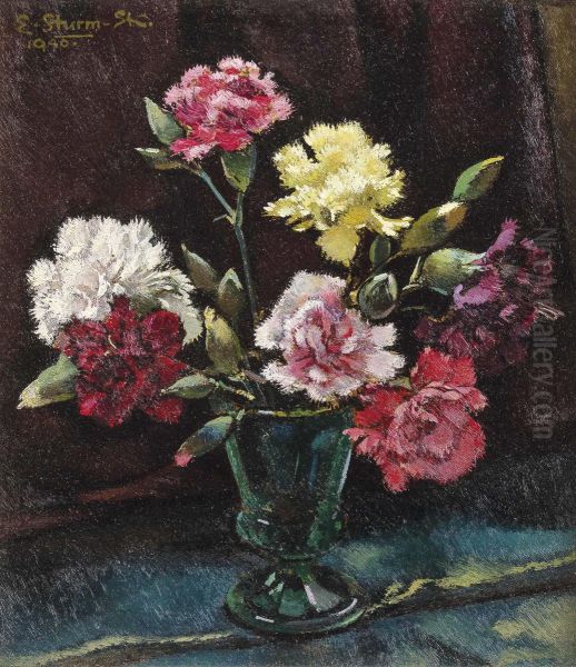 Nelken in Vase - view 1