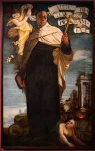 Sant'Alberto carmelitano by Polidoro Da Caravaggio (Caldara)