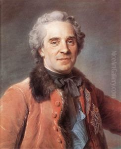 Maurice, Comte de Saxe, Marshal of France by Maurice Quentin de La Tour
