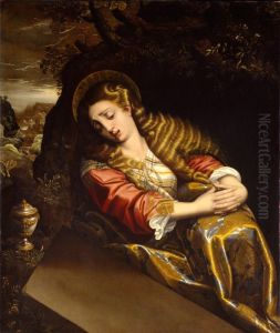 Mary Magdalene at the Tomb by Scipione Pulzone
