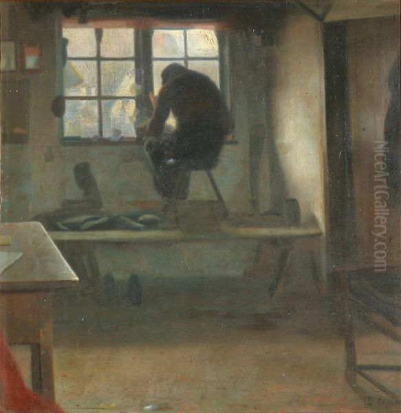 The old shoemaker in Maalov. - view 1