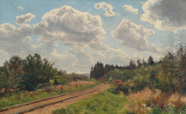 From the Gribskov railway. - view 1