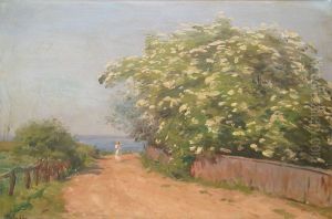 Landscape at Hornbaek, Denmark.