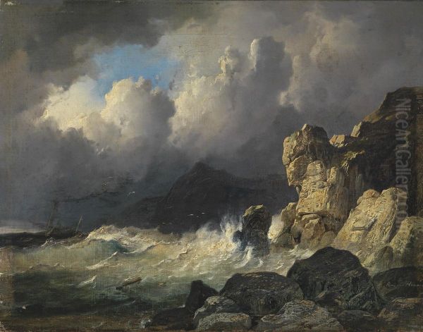 Stormy coastline - view 1