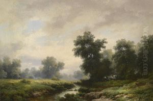 Prater landscape by Remigius Adrianus Haanen