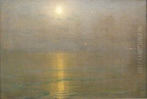 Marine, la nuit by Thomas Alexander Harrison