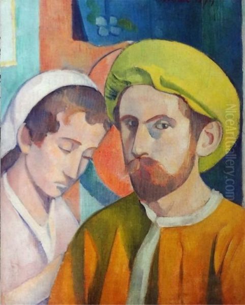 Portrait de l'artiste au turban jaune - view 1