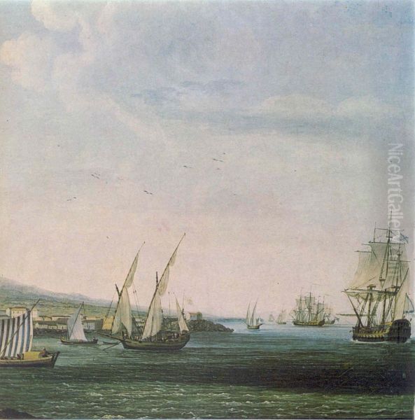 Russian navy near Catania coast - view 1
