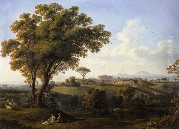View of Villa Albani in Rome - view 1