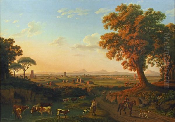 Rom von der Via Appia aus gesehen - view 1