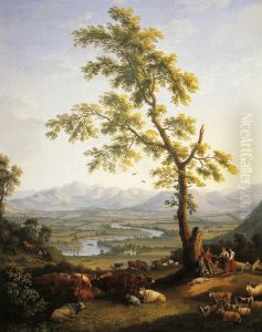 Spring, view of Volturno and Matese Spring, view of Volturno and Matese