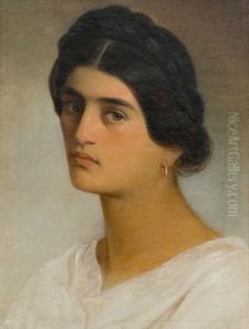 A head of a woman