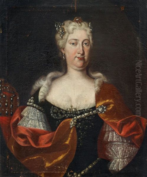 Portrait ofElisabeth Christine of Brunswick-Wolfenbuttel(1691-1750), wife ofCharles VI, Holy Roman Emperor - view 1