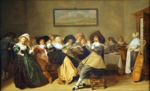 Lockere Gesellschaft im Interieur by Dirck Hals