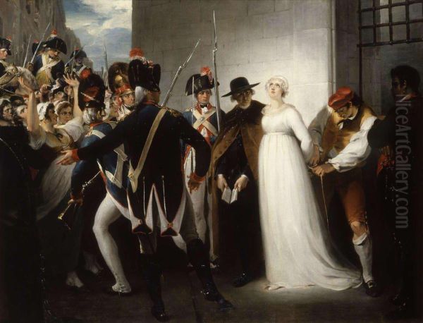 Marie Antoinettebeing taken to her Execution, October 16, 1793. - view 1