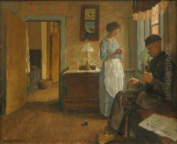 Interior of a farmhouse. - view 1