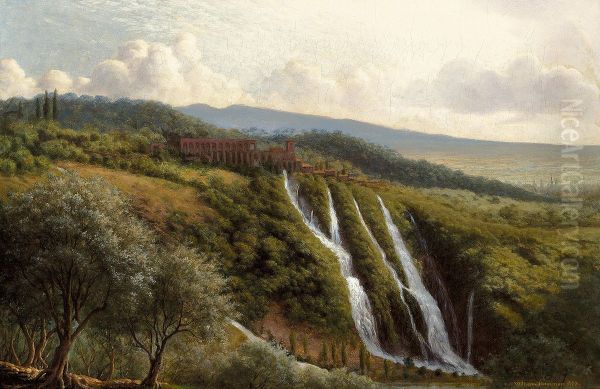 Landscape at Tivoli, Italy. - view 1