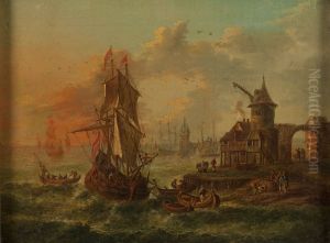 Harbor by Abraham Storck