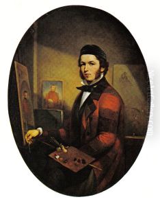 Self-portrait (ca. 1846) by Theophile Hamel